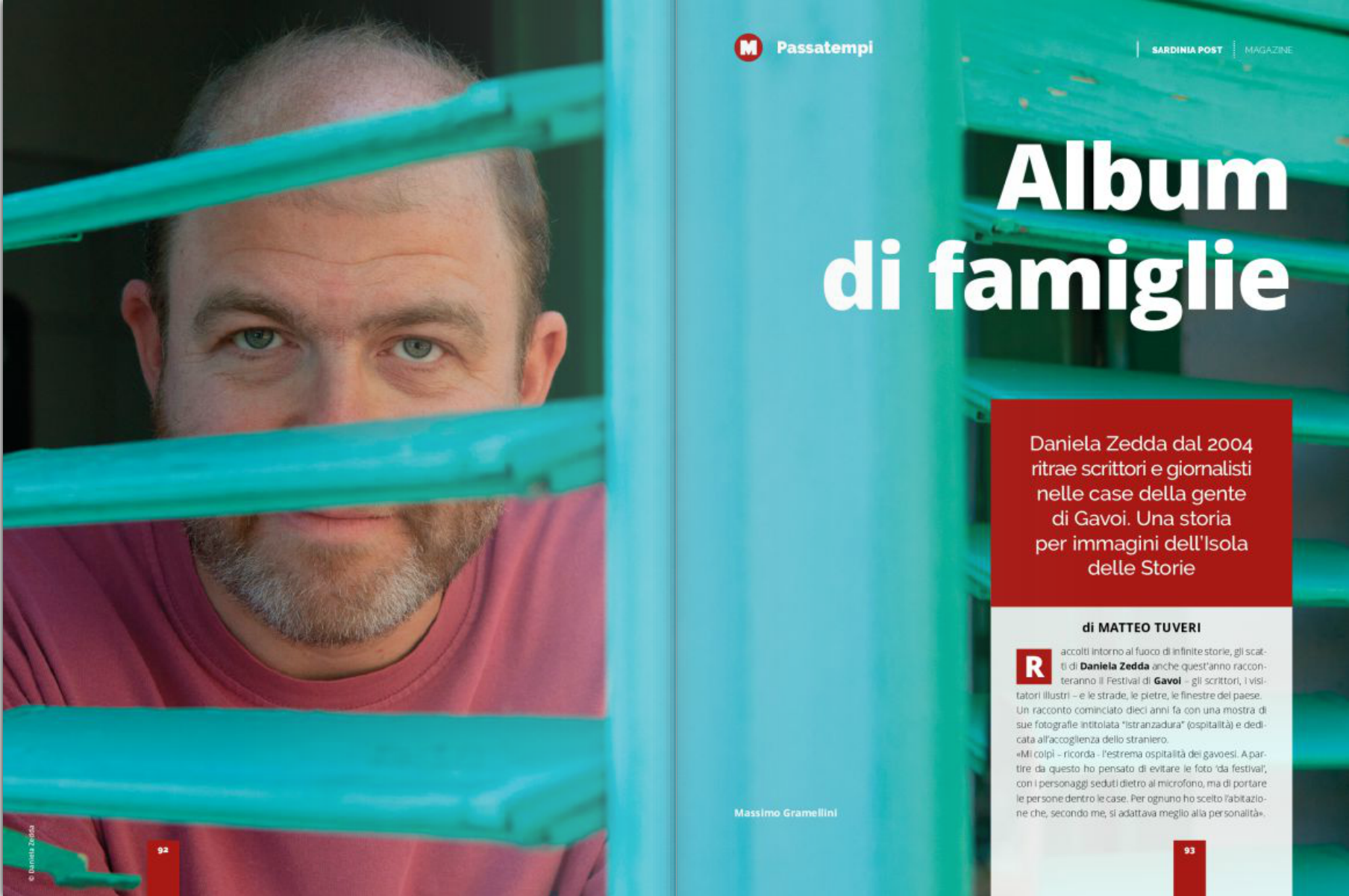 Album di famiglie, l'articolo di Matteo Tuveri sul primo numero di Sardinia Post Magazine