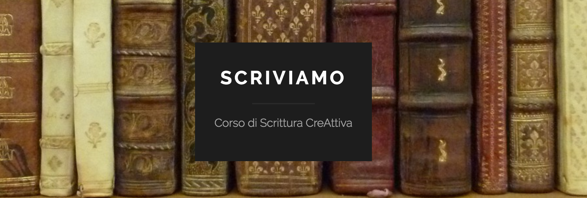 VI Corso di Scrittura (autunno 2016)