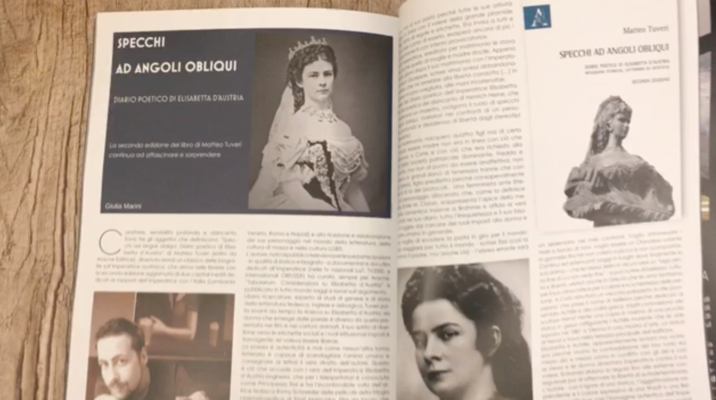 Specchi ad angoli obliqui. Diario poetico di Elisabetta d'Austria. Recensione su Eudonna Magazine.